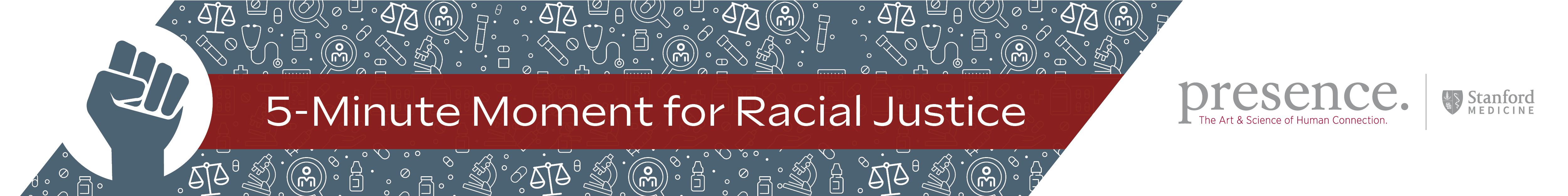 5 Minute Moment for Racial Justice in Healthcare Series - Racial Disparities in Pain Management Banner